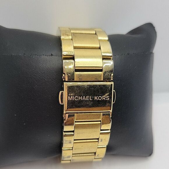 MICHAEL KORS Blair MK5166 Women's Gold Stainless Steel Analog Dial Watch AM233 - Picture 6 of 11